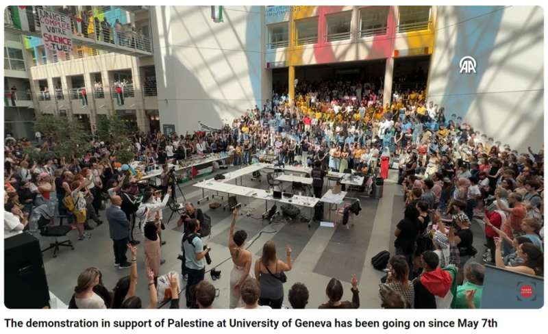 Tanti studenti rischiano l’arresto per chiedere agli Stati Uniti di smettere di fornire armi a Israele, il che è fantastico! Dai!