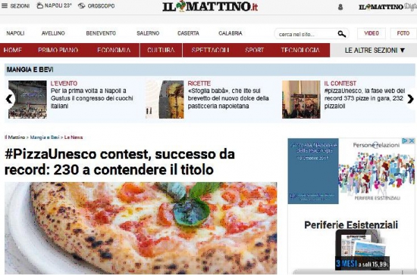 #PizzaUnesco contest, successo da record: 230 a contendere il titolo