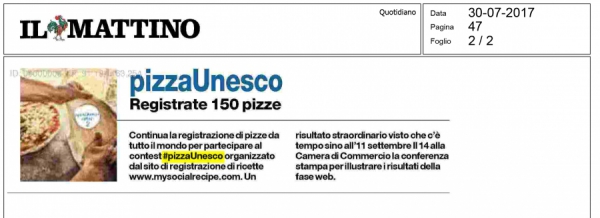 pizzaUnesco Registrate 150 pizze 