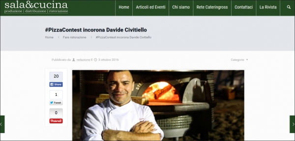 #PizzaContest incorona Davide Civitiello