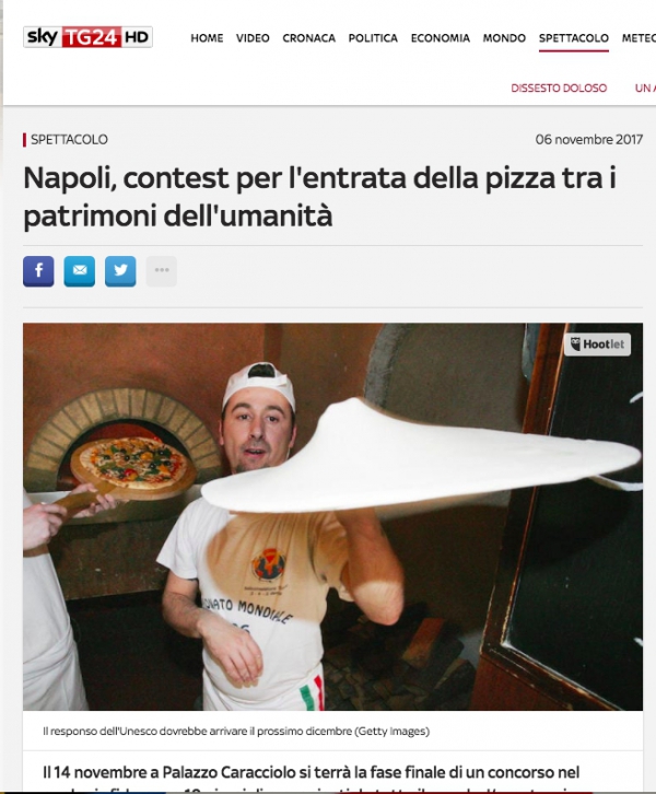 Napoli, contest per l'entrata della pizza tra i patrimoni dell'umanità