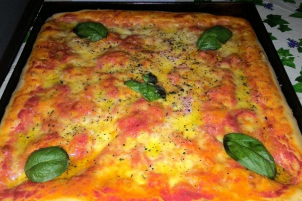 Pizza quadrata