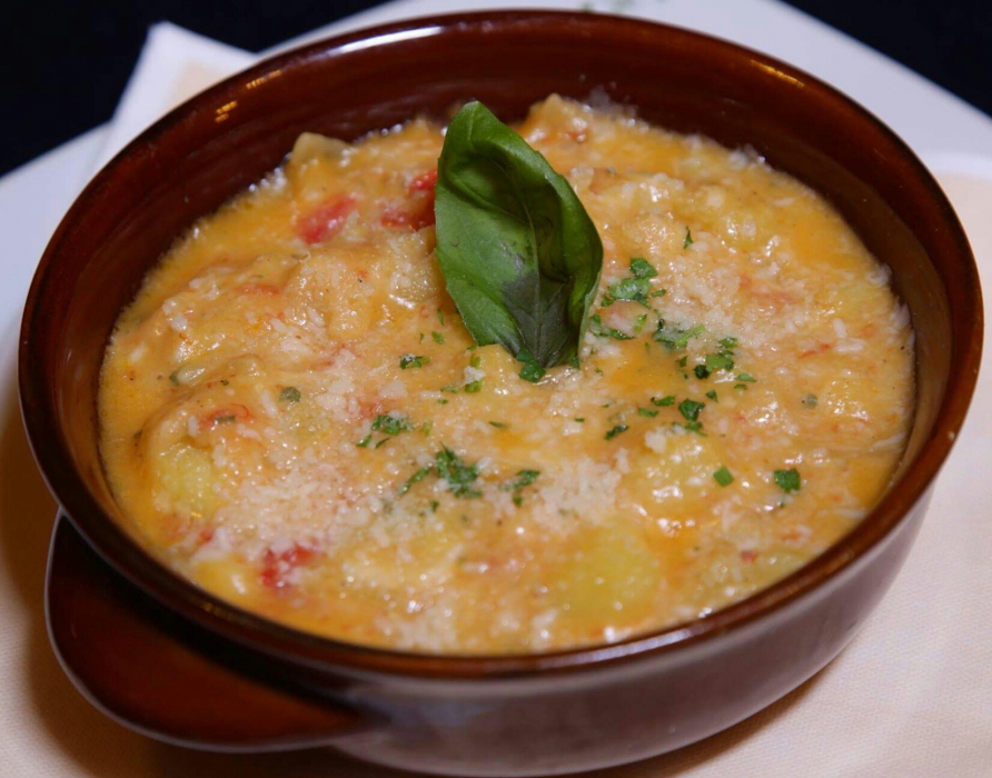 Pasta e patate con la provola di Luise 