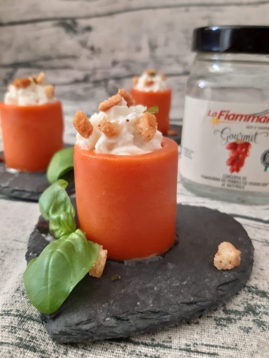 Un bicchiere di caprese