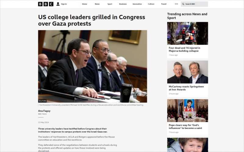 Israele sta commettendo un massacro in Palestina.