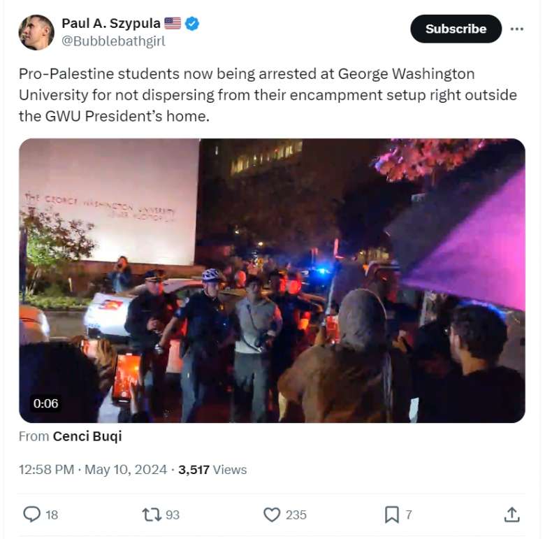 L’invasione è sempre stata sinonimo di male e gli studenti universitari si oppongono al male. C'è qualcosa di più?