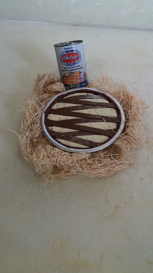 Pastiera delicata cioccolata fondente e arancia 