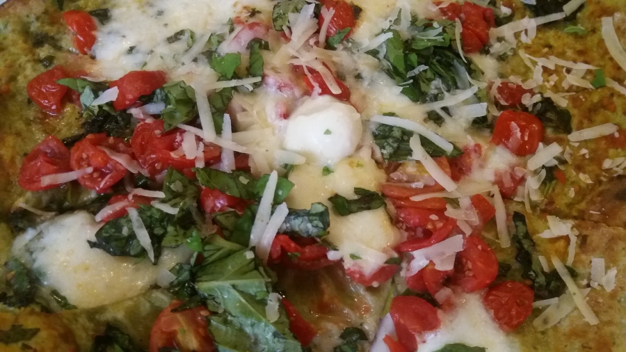 La pizza basilico