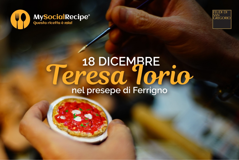 È Teresa Iorio la prima pizzaiola sul presepe di Ferrigno   