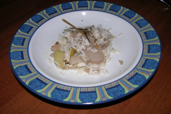 Riso basmati con finocchi al finocchio selvatico