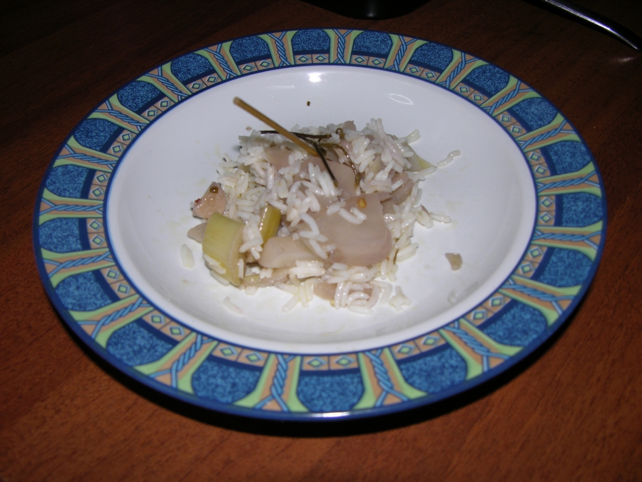 Riso basmati con finocchi al finocchio selvatico