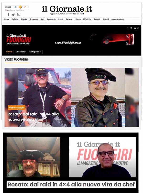 Rosato: dai raid in 4×4 alla nuova vita da chef