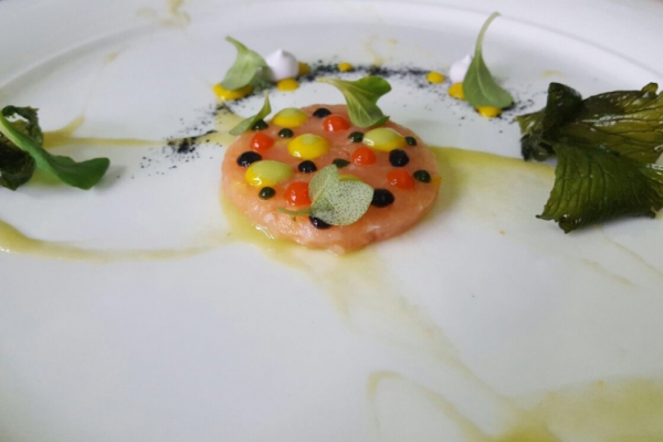 Ricciola all'acqua di broccolo