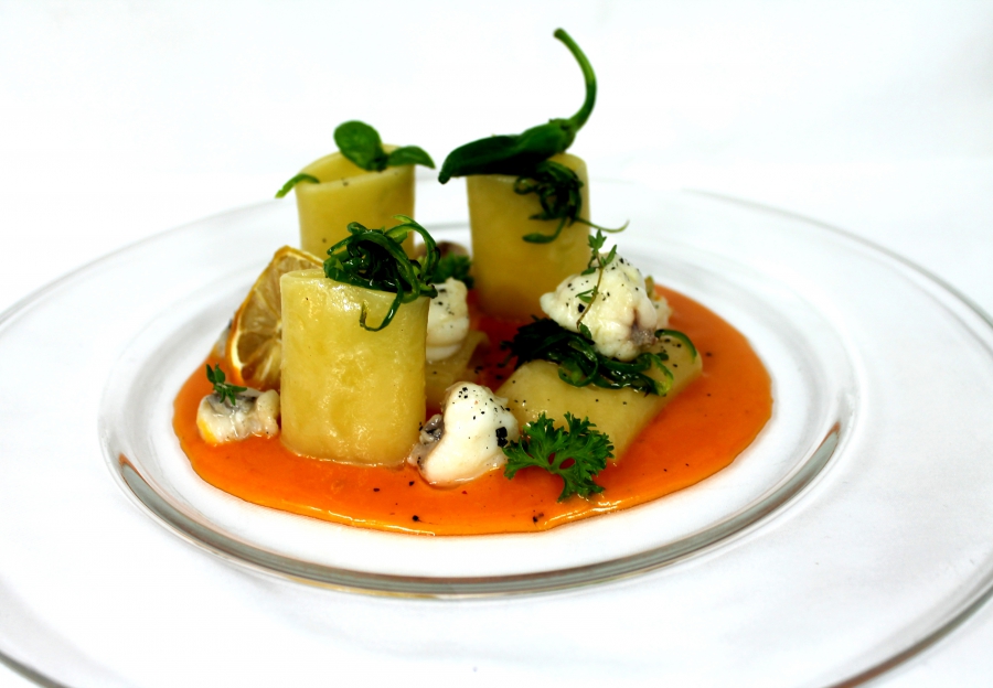 Paccheri a tre colori