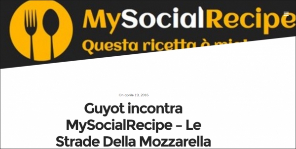 Guyot incontra MySocialRecipe 