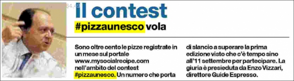 Il contest #pizzaunesco vola