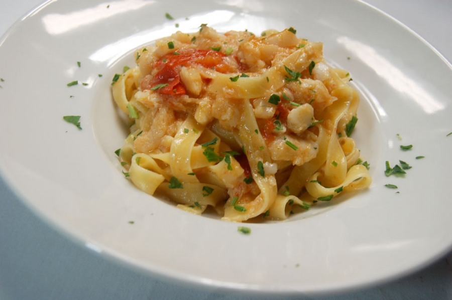 Matriciana di baccalà de 'La Lanterna'