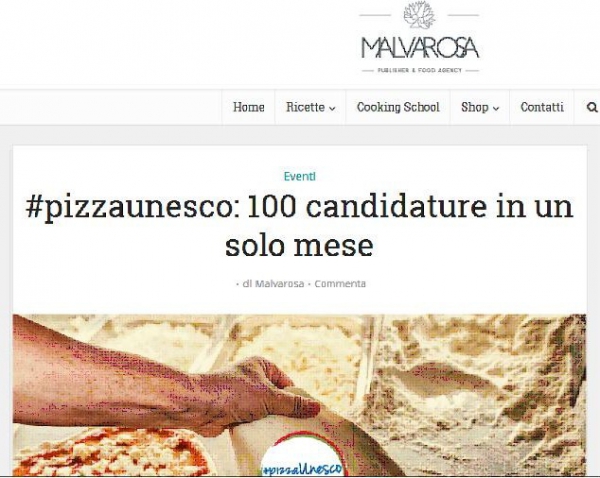 #pizzaunesco: 100 candidature in un solo mese