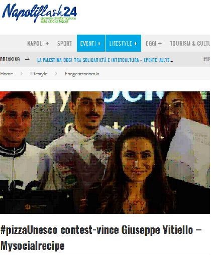 #pizzaUnesco contest-vince Giuseppe Vitiello