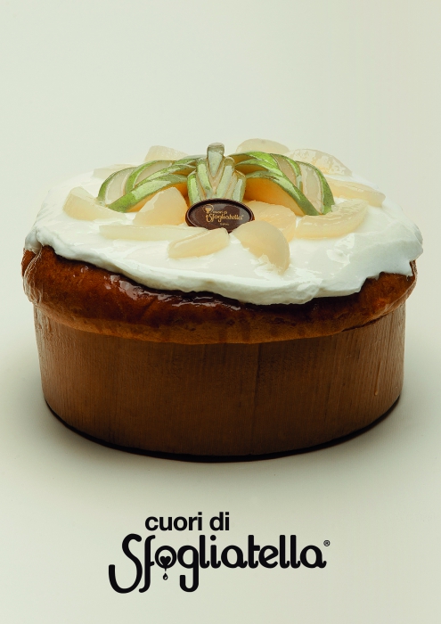 Panettone Ricotta e Pera 'Cuori di Sfogliatella'