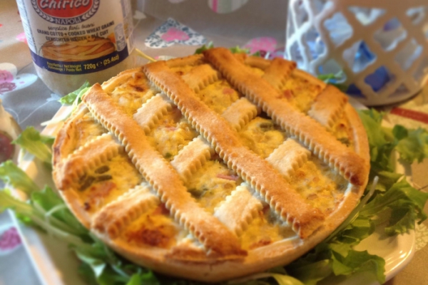 Pastiera di grano salata