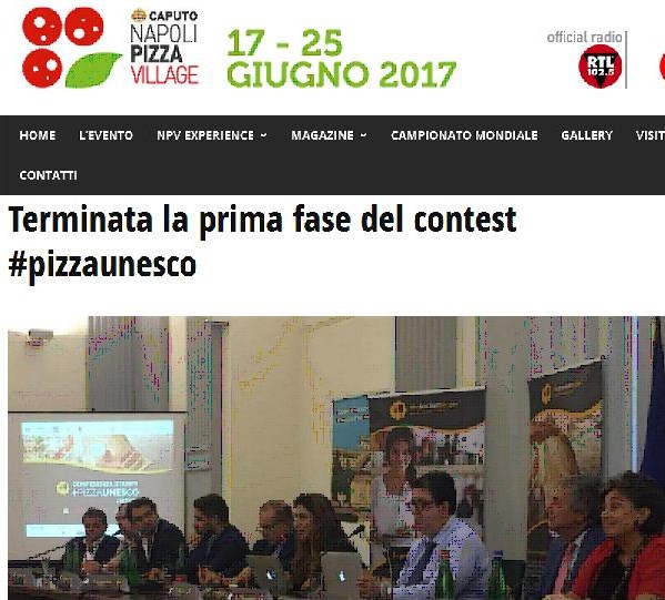 Terminata la prima fase del contest #pizzaunesco contest