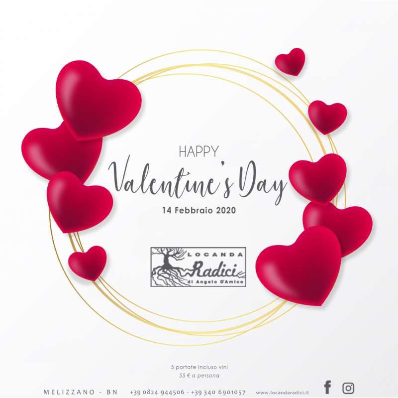 Happy Valentine's Day in Locanda Radici