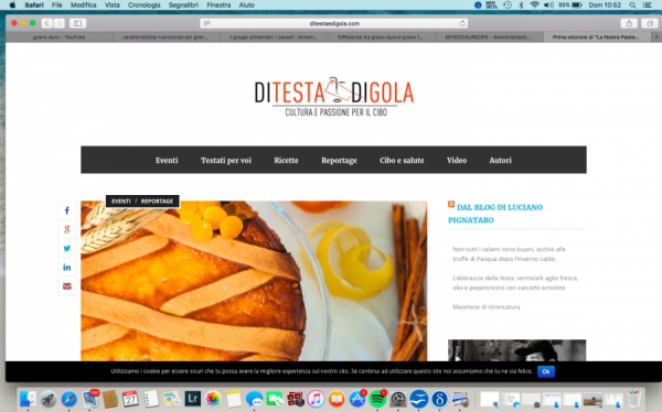 Prima edizione di “La Nostra Pastiera” – Racconti di Grano