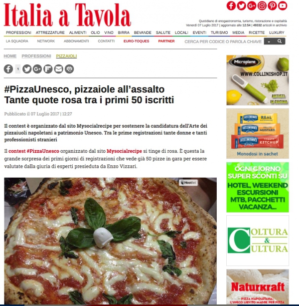 #PizzaUnesco, pizzaiole all’assalto  Tante quote rosa tra i primi 50 iscritti