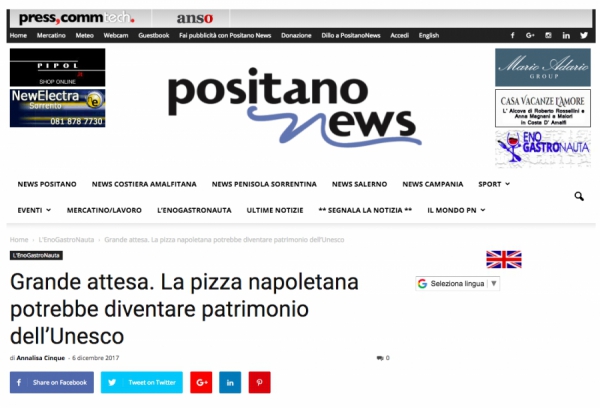 Grande attesa. La pizza napoletana potrebbe diventare patrimonio dell’Unesco