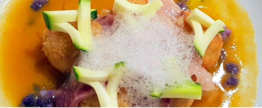 Gnocco di Cuturro in zuppa di pesce