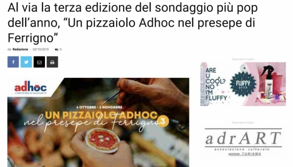Al via la terza edizione del sondaggio più pop dell’anno, “Un pizzaiolo Adhoc nel presepe di Ferrigno”