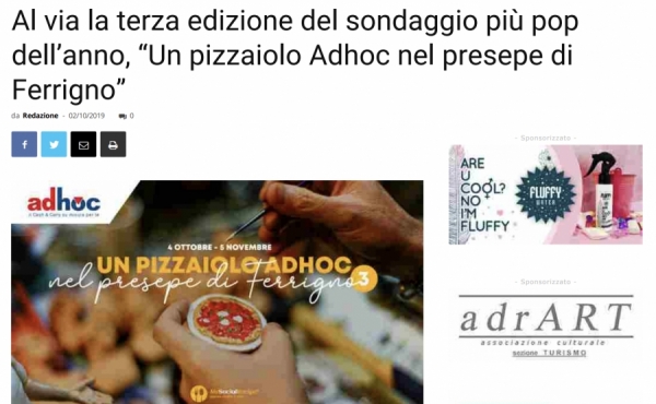Al via la terza edizione del sondaggio più pop dell’anno, “Un pizzaiolo Adhoc nel presepe di Ferrigno”