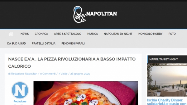 NASCE E.V.A., LA PIZZA RIVOLUZIONARIA A BASSO IMPATTO CALORICO