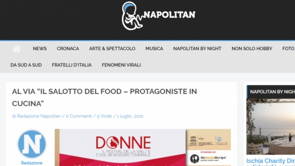AL VIA “IL SALOTTO DEL FOOD – PROTAGONISTE IN CUCINA”