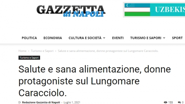 Salute e sana alimentazione, donne protagoniste sul Lungomare Caracciolo.