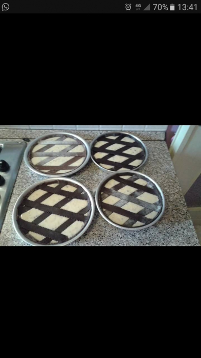 Pastiera delicata cioccolata fondente e arancia 