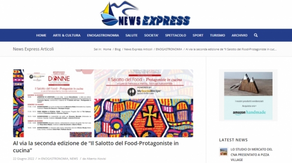 Al via la seconda edizione de “Il Salotto del Food-Protagoniste in cucina”