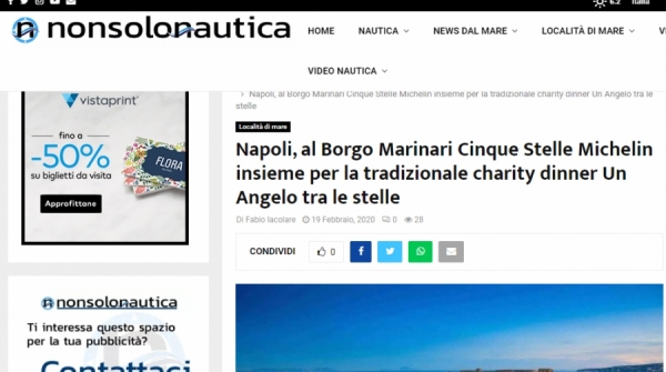 Napoli, al Borgo Marinari Cinque Stelle Michelin insieme per la tradizionale charity dinner Un Angelo tra le stelle