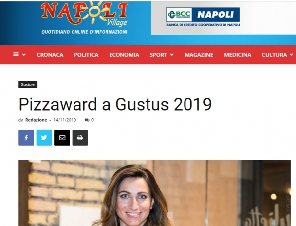 Pizzaward a Gustus 2019