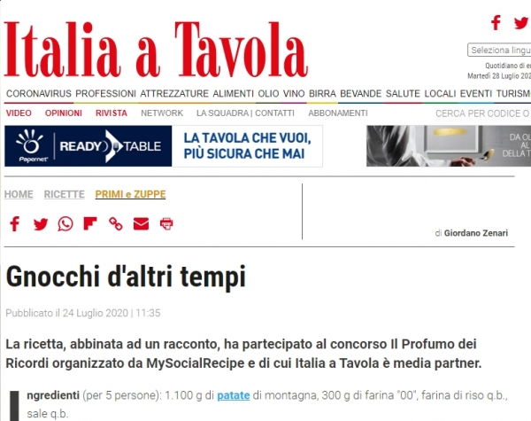 Gnocchi d'altri tempi