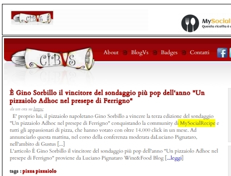 È Gino Sorbillo il vincitore del sondaggio più pop dell’anno “Un pizzaiolo Adhoc nel presepe di Ferrigno”