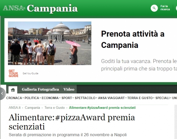 Alimentare: #pizzAward premia scienzati