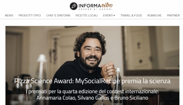 Pizza Science Award: MySocialRecipe premia la scienza