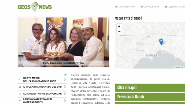 Nasce la pizza EVA, elisir di vita e arte