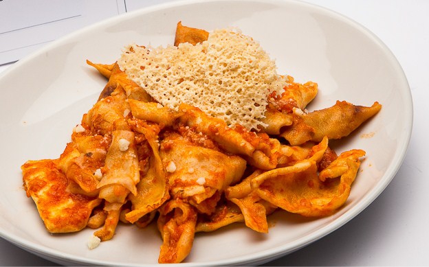 Panafittas in salsa di pomodoro