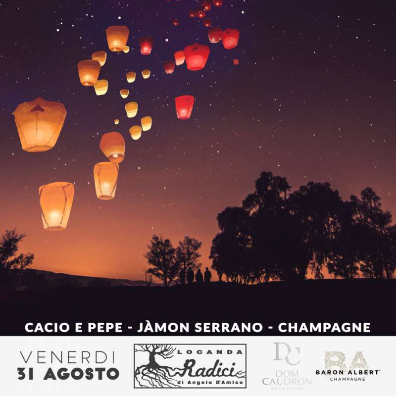Cacio e Pepe - Jamon Serrano - Champagne